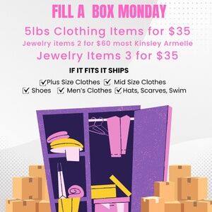 Fill a box Monday!